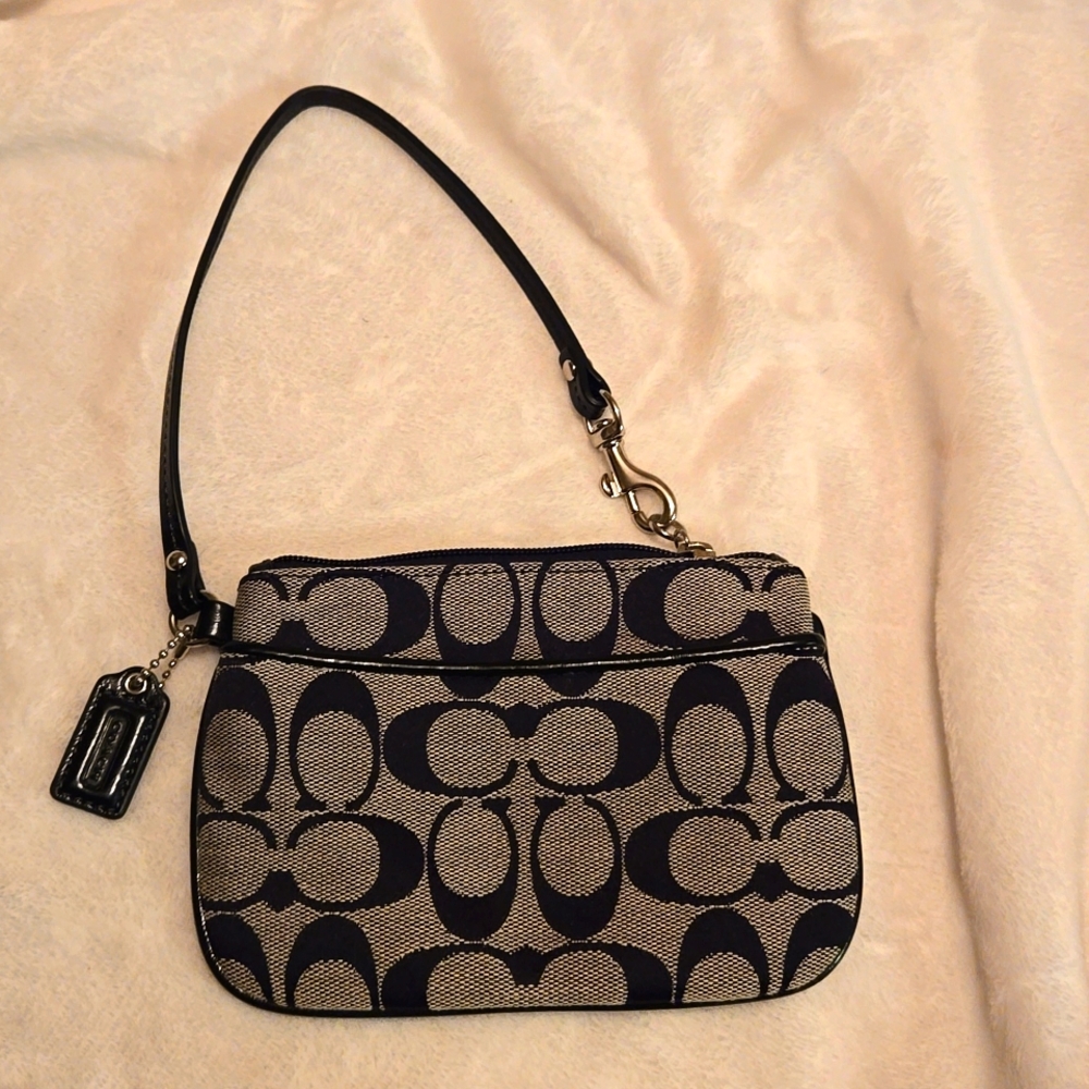 Authentic Coach Signature Wristlet